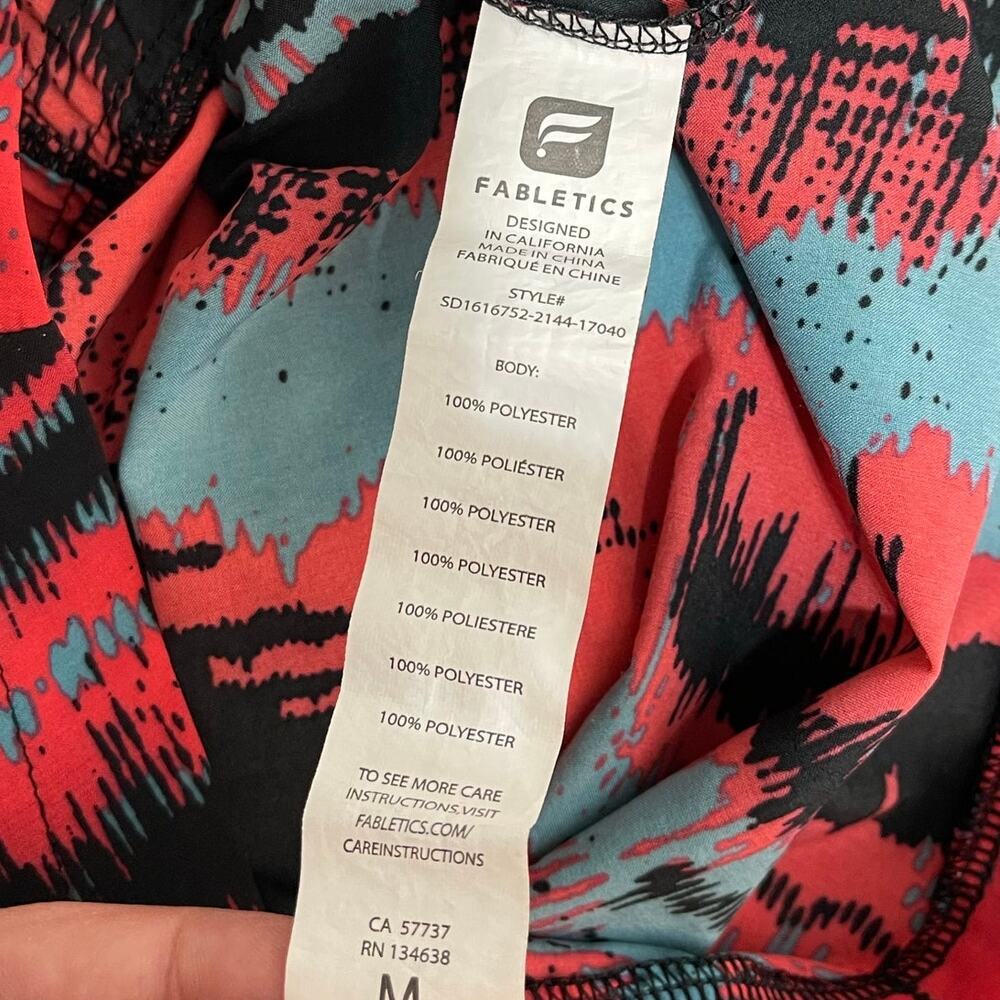 Fabletics Liza Romper Heat Wave Sleeveless Women's Sz Medium - Picture 9 of 11